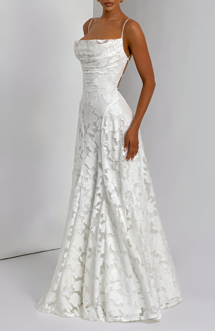 Caleia – Abito Maxi in Pizzo con Corsetto