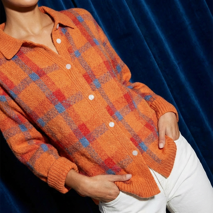 Vernon - Maglione in Misto Acrilico a Quadri