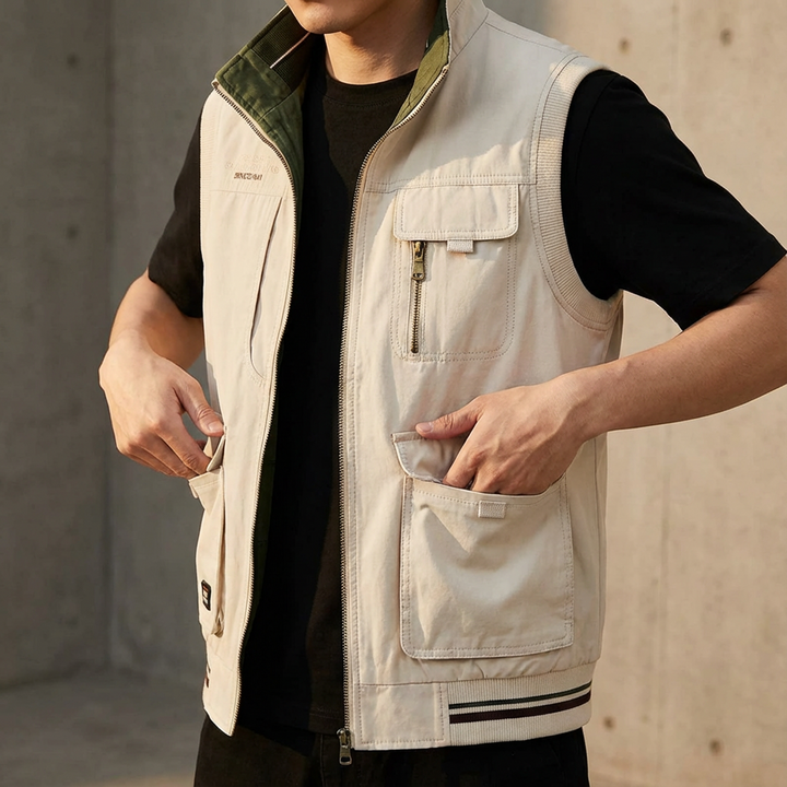 Grosvenor - Gilet in Tessuto Tecnico Snodato