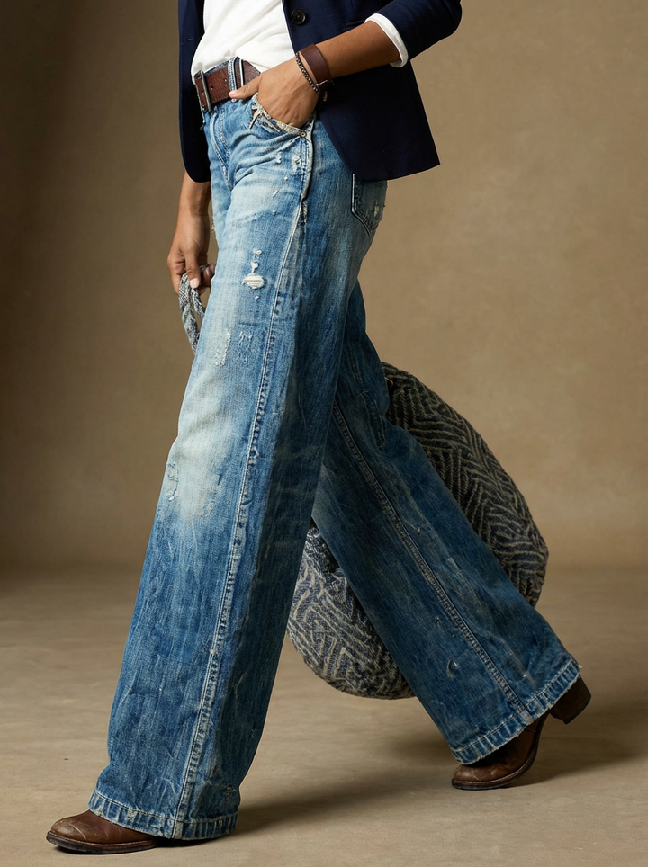 Sherborne - Pantaloni a gamba larga eleganti e morbidi