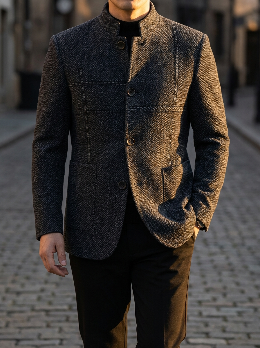 Cavendish - Cappotto Foderato in Pile Corto Su Misura