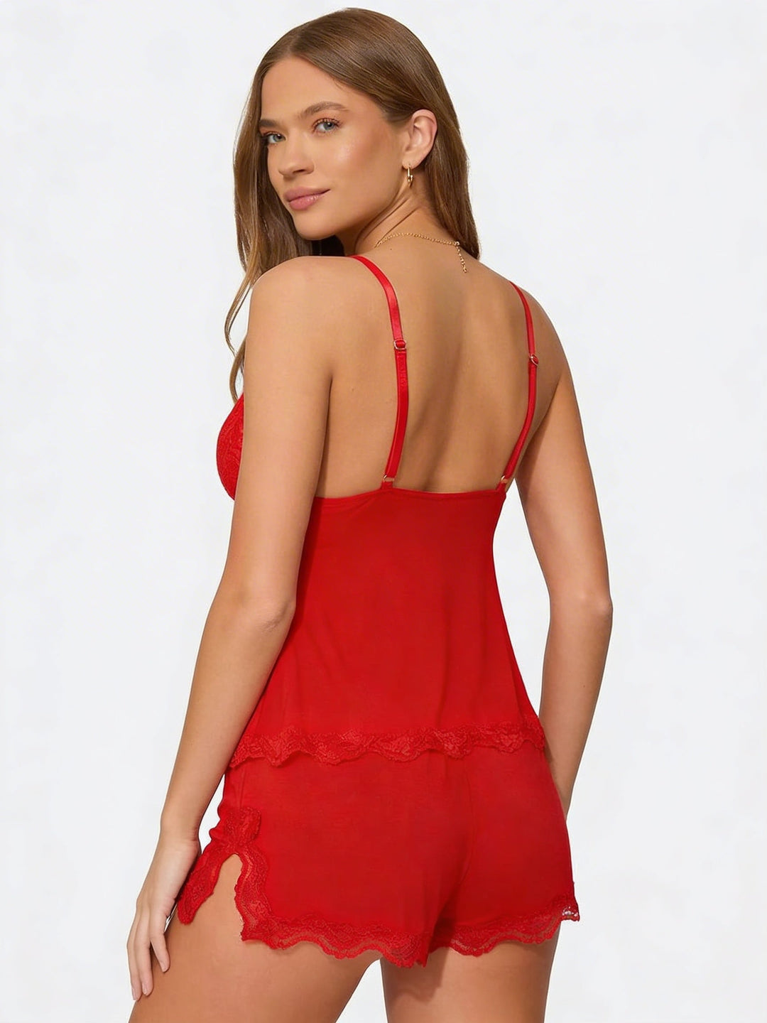 Neraya – Scollatura a V Profonda in Pizzo, Set di Lingerie