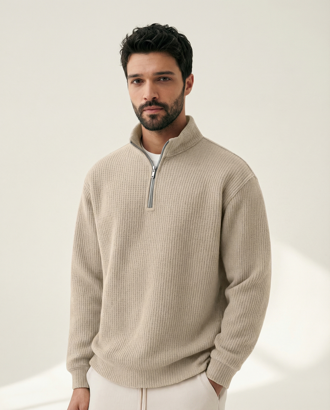Mezza Zip Maglione