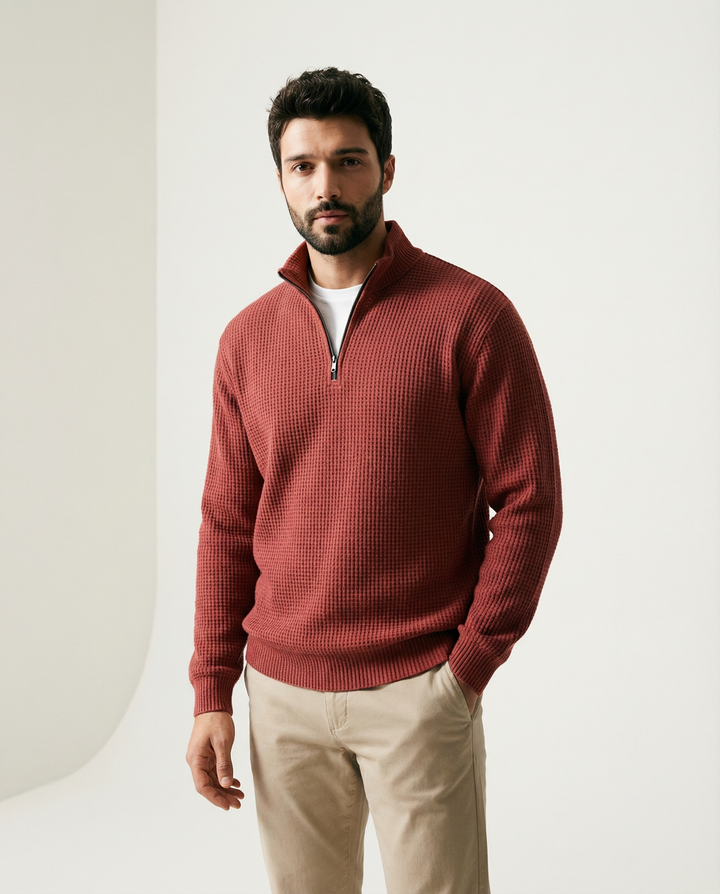 Mezza Zip Maglione