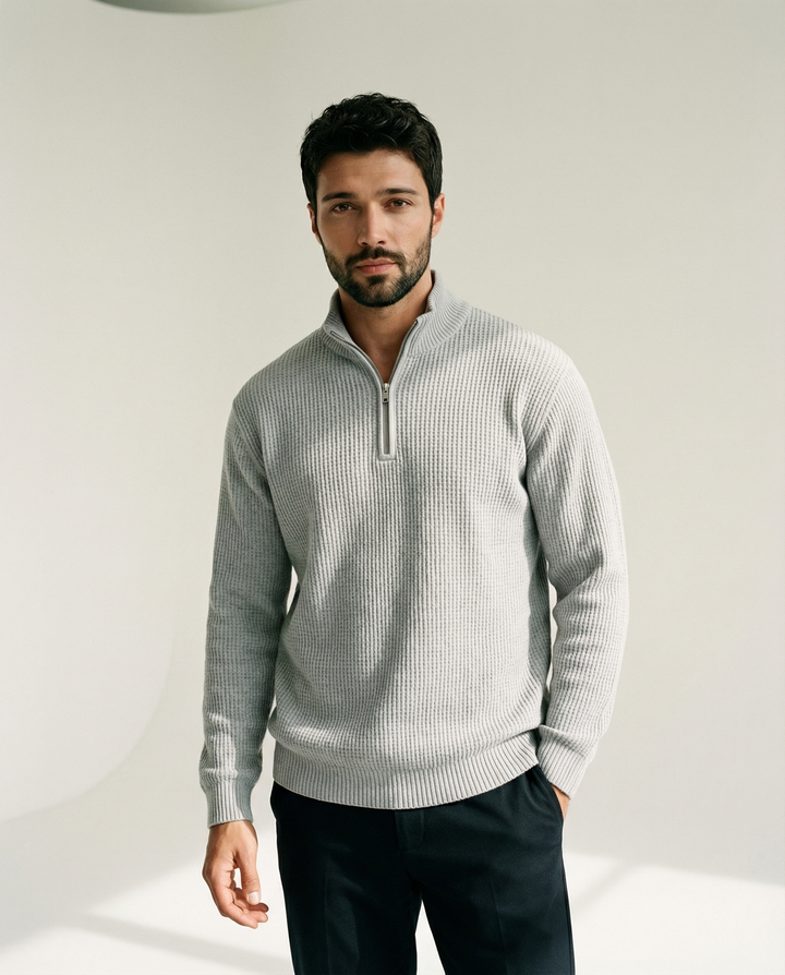 Mezza Zip Maglione