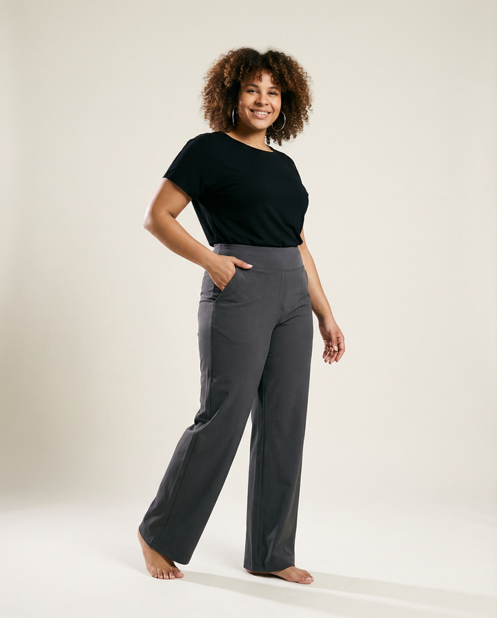 Pantaloni a Gamba Dritta