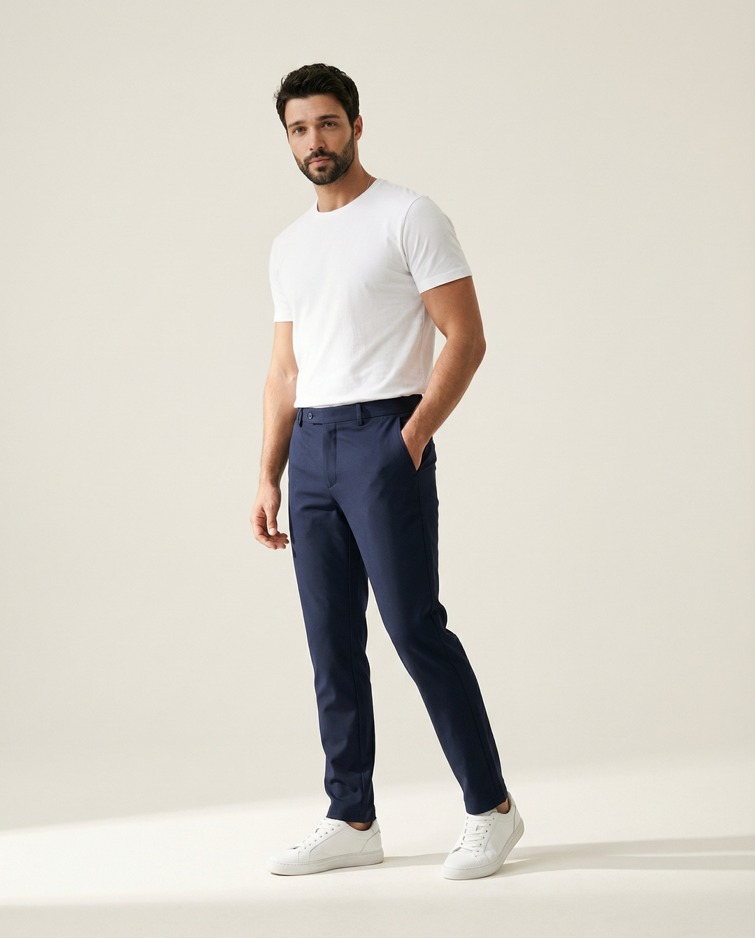 A 4 Vie Elasticizzati Pantaloni