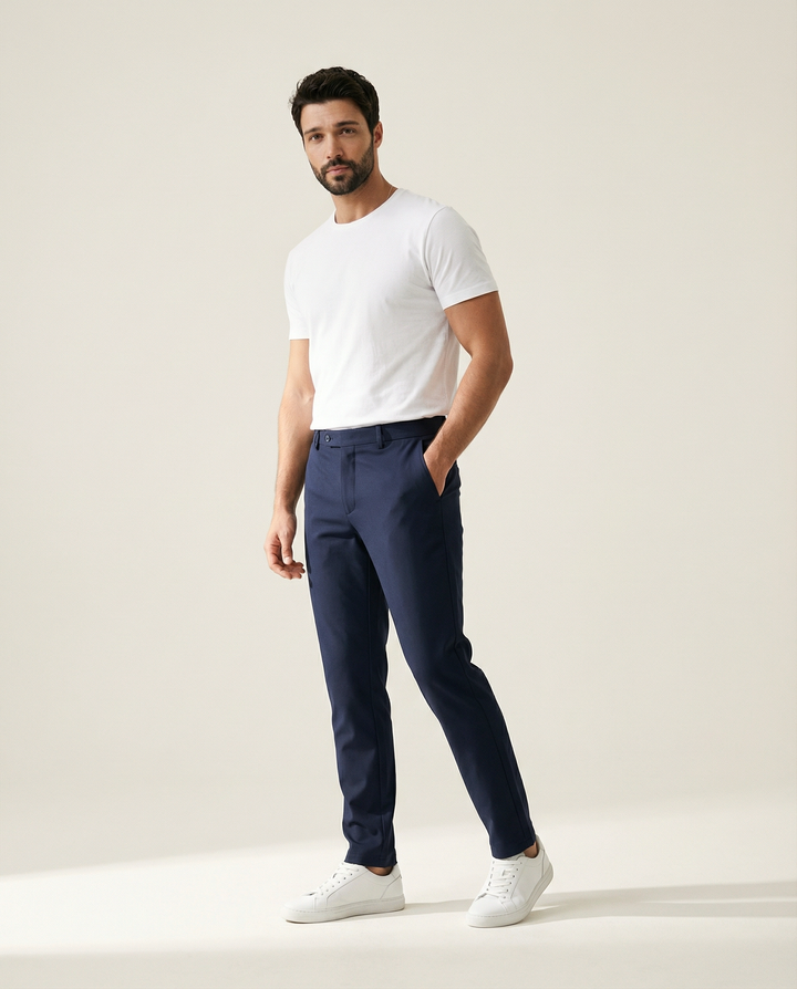 A 4 Vie Elasticizzati Pantaloni