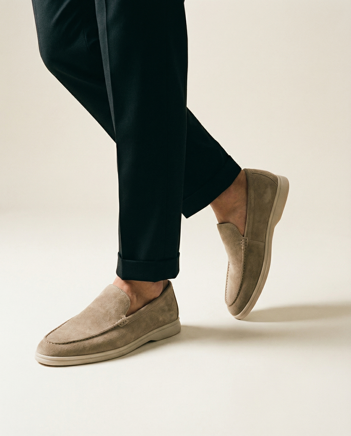 Slip-On in Camoscio Mocassini