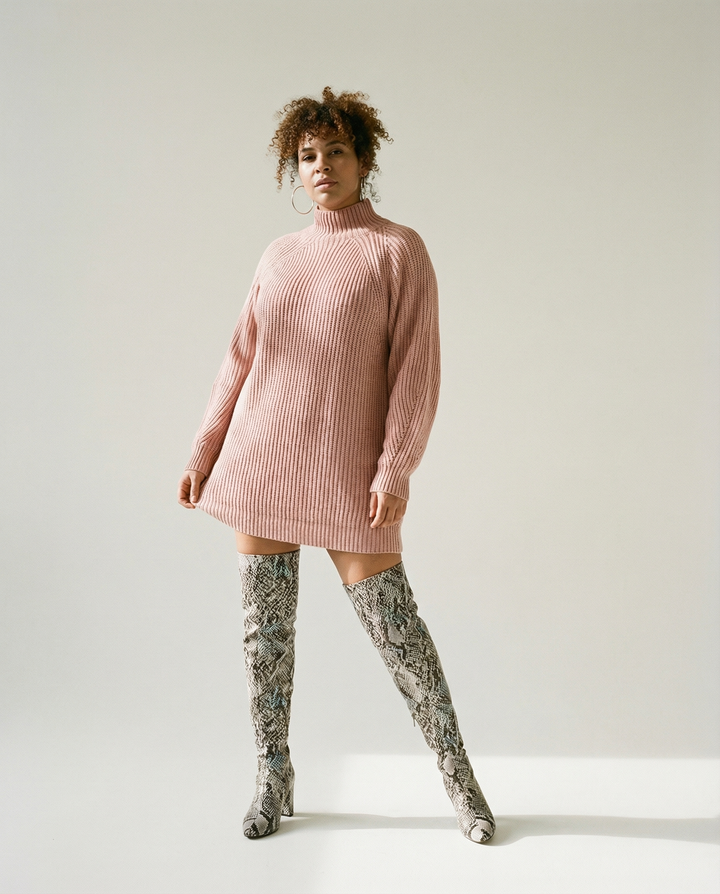 Oversize Maglione Abito