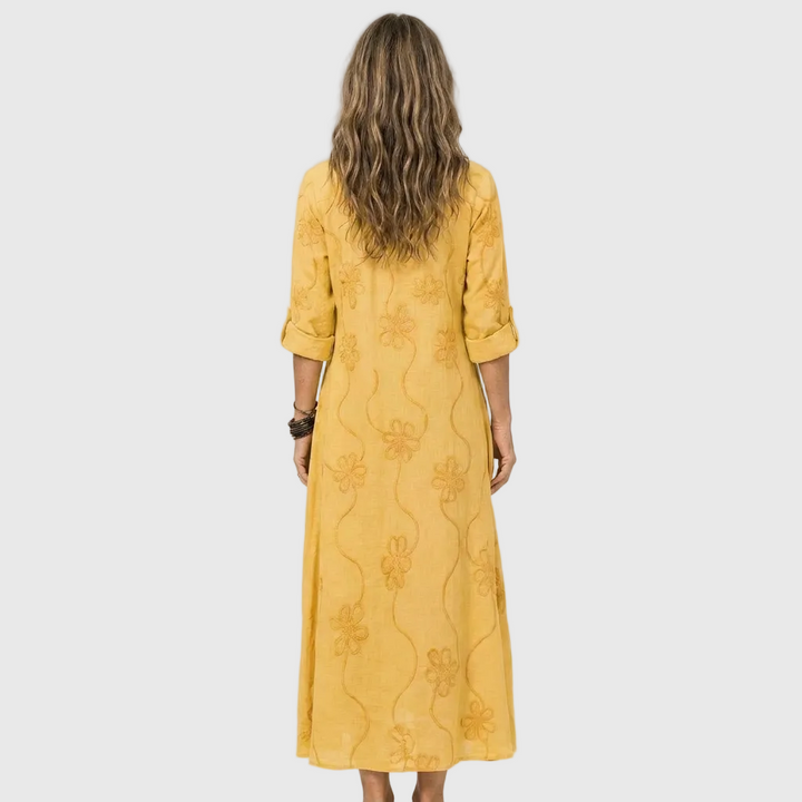 Nivara – Maxi in Tessuto Abito