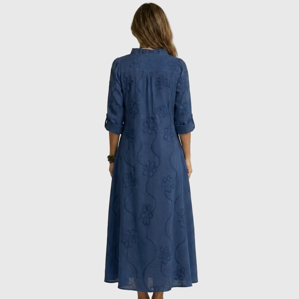 Nivara – Maxi in Tessuto Abito