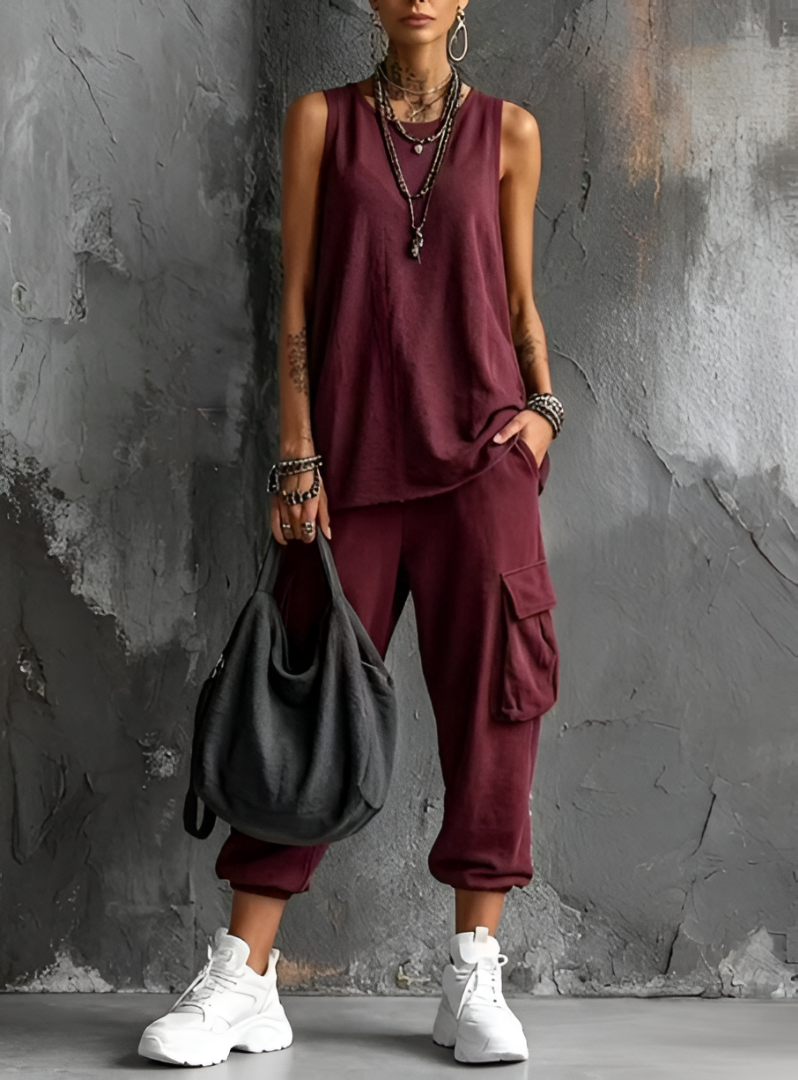Elyra – Drappeggiato in Tessuto Completo