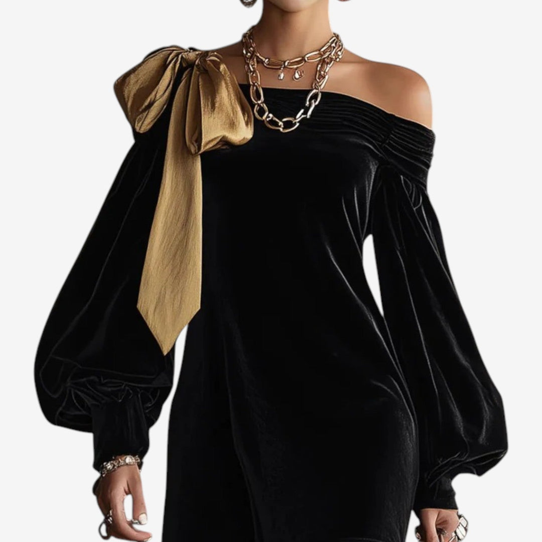 Aldwych - Abito Asimmetrico Morbido al tatto