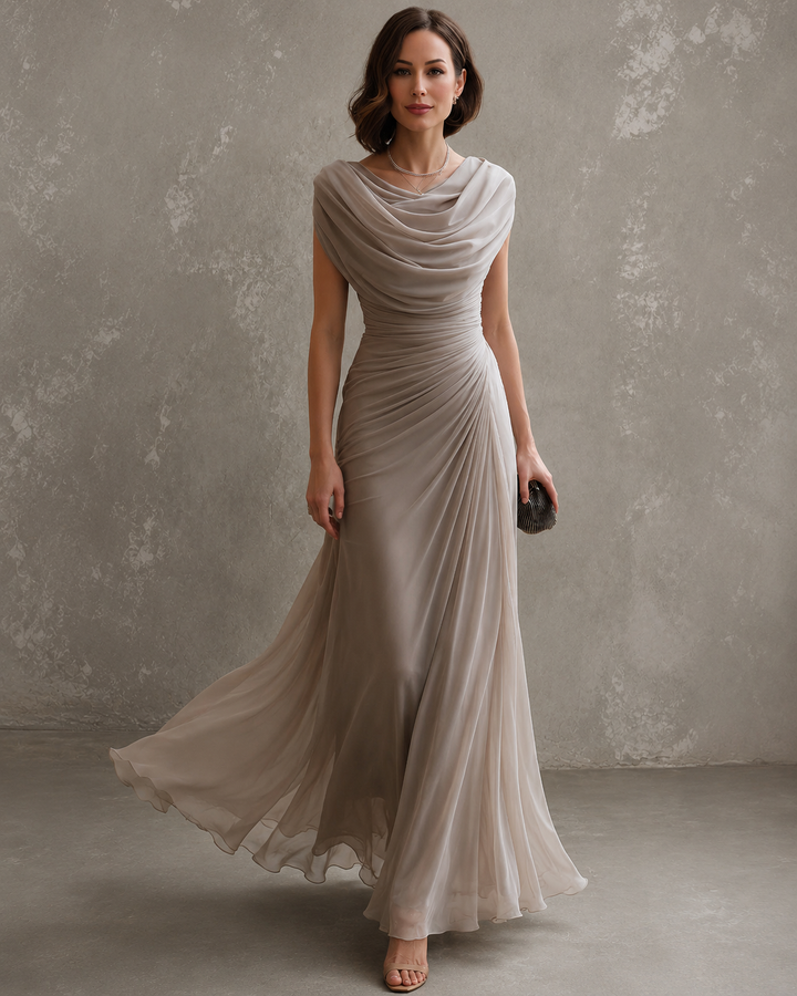Seliva – Abito Maxi Drappeggiato