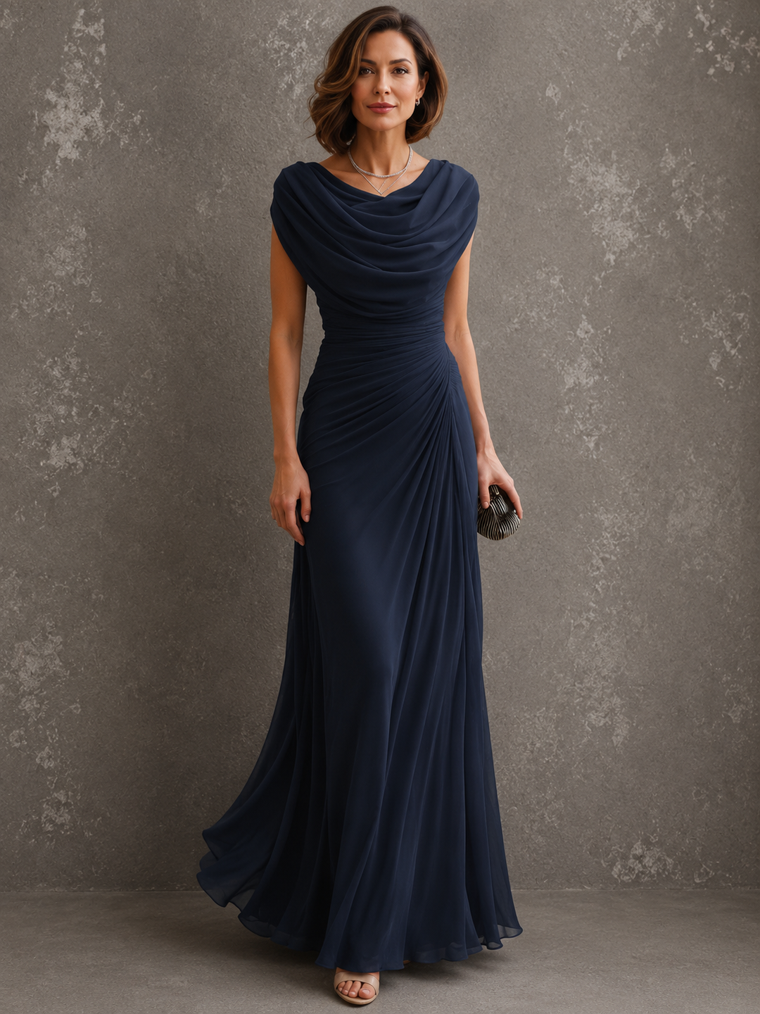Seliva – Abito Maxi Drappeggiato