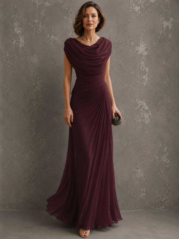 Seliva – Abito Maxi Drappeggiato