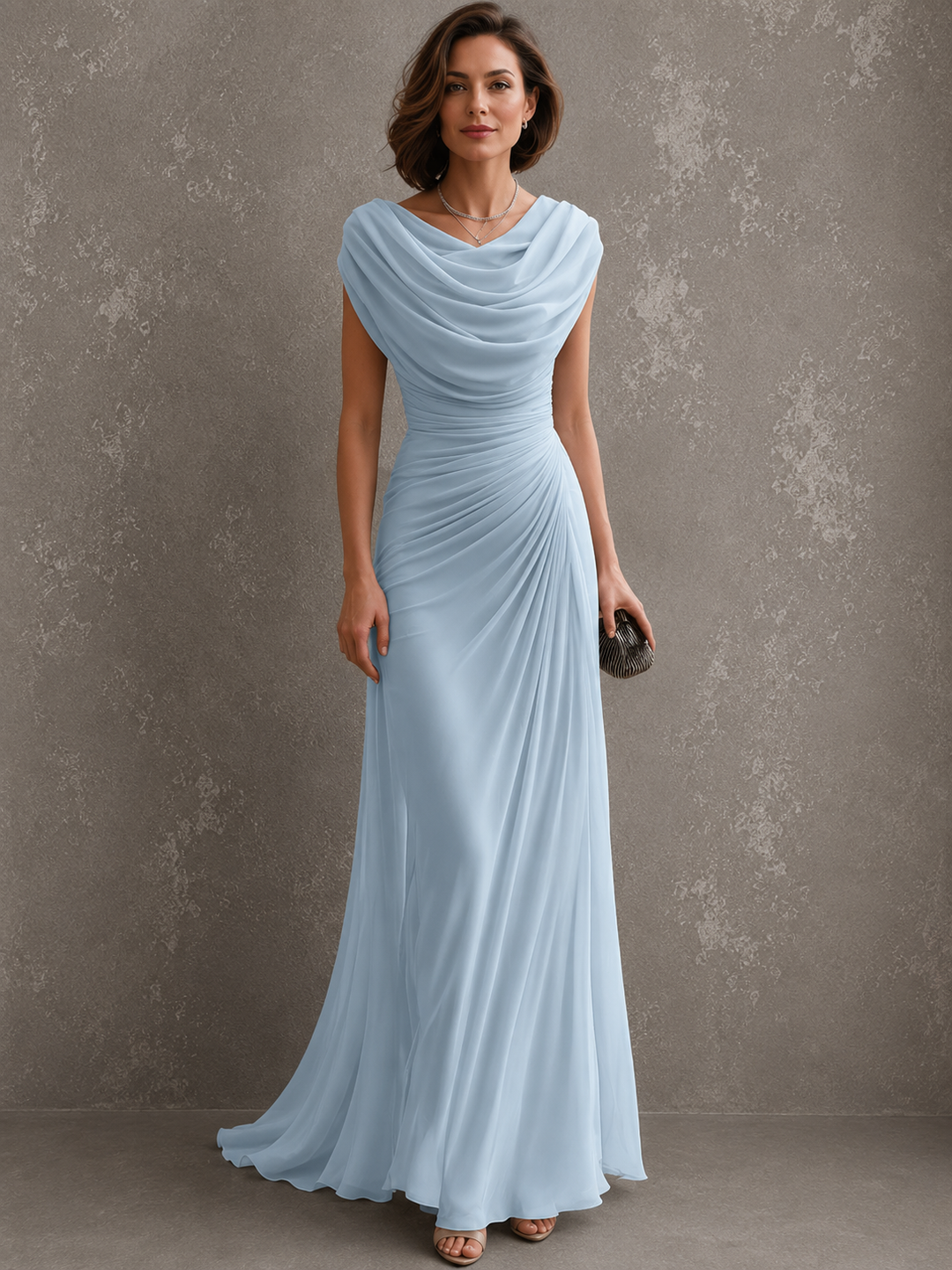 Seliva – Abito Maxi Drappeggiato