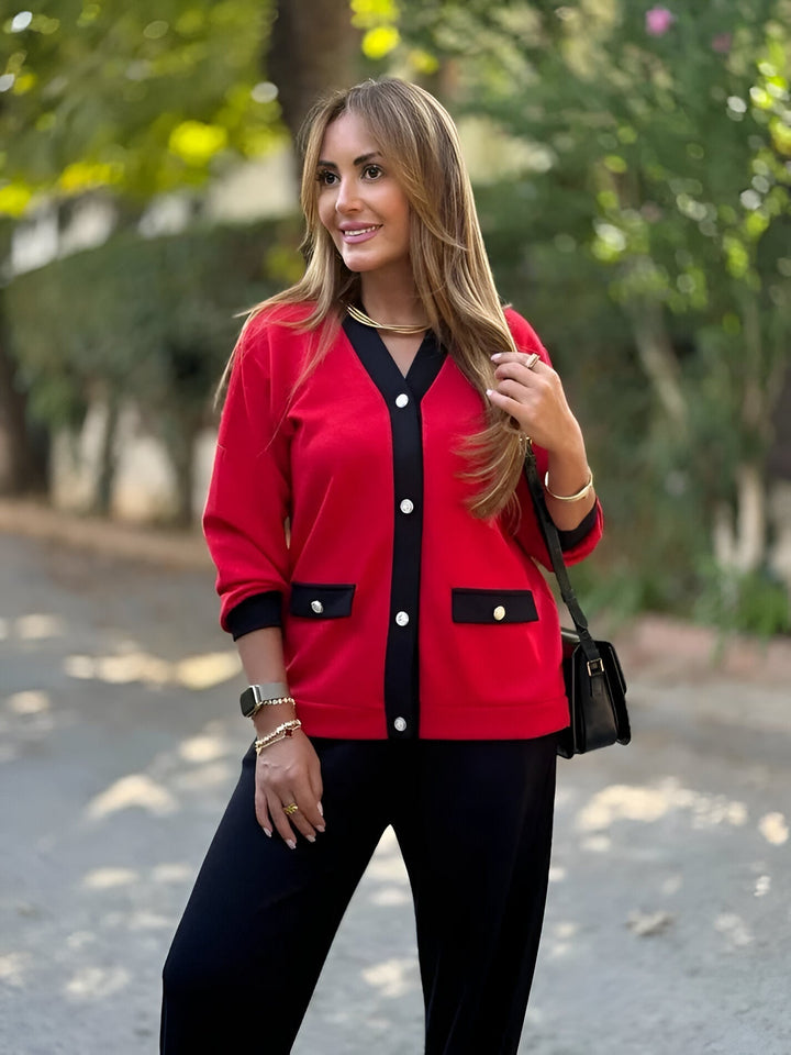 Evoria – Su Misura Completo Cardigan e Pantaloni