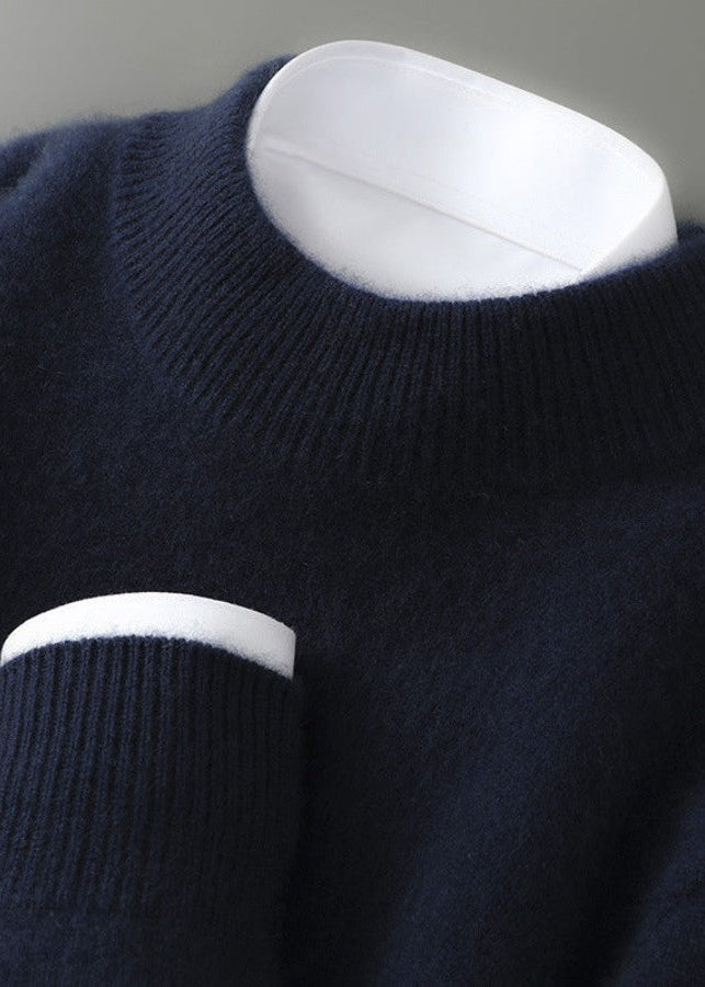 Orvyn – A Maglia Fine in Misto Cashmere, Maglione