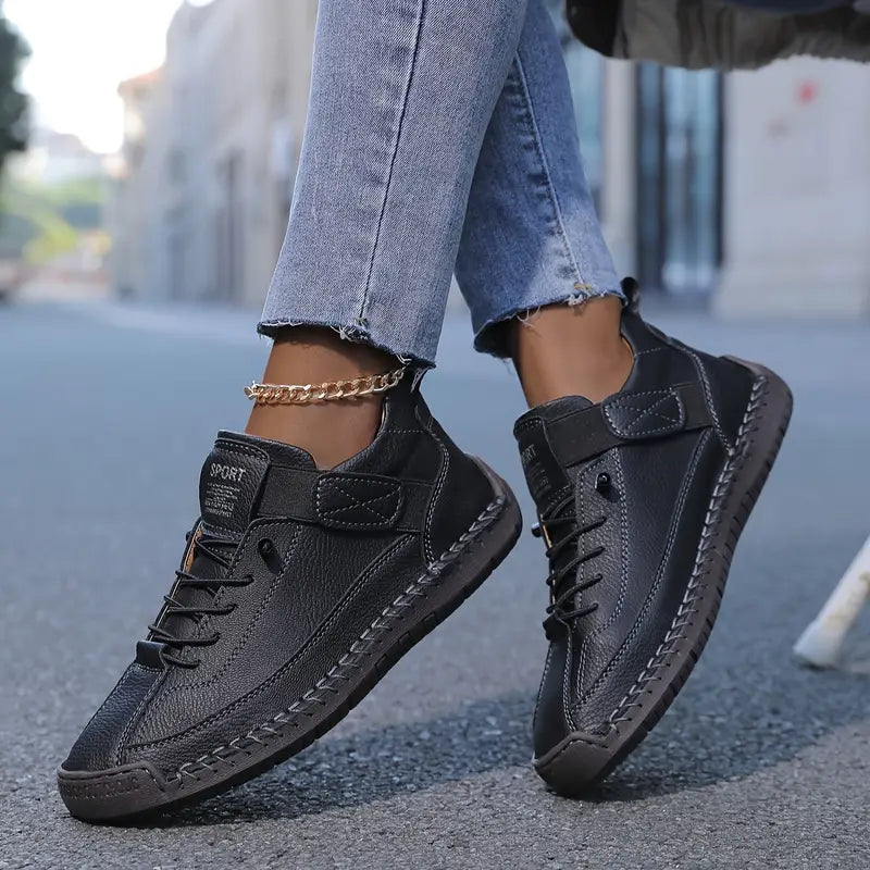 Kevara – Punta Ampia in Pelle Sneakers