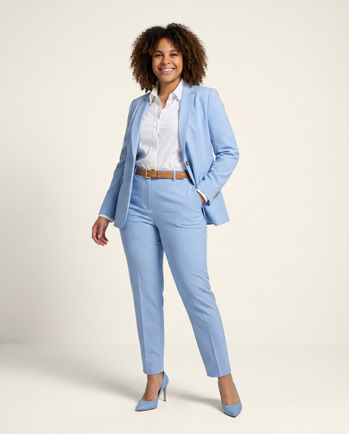 Foderato in Cotone Set Giacca e Pantaloni