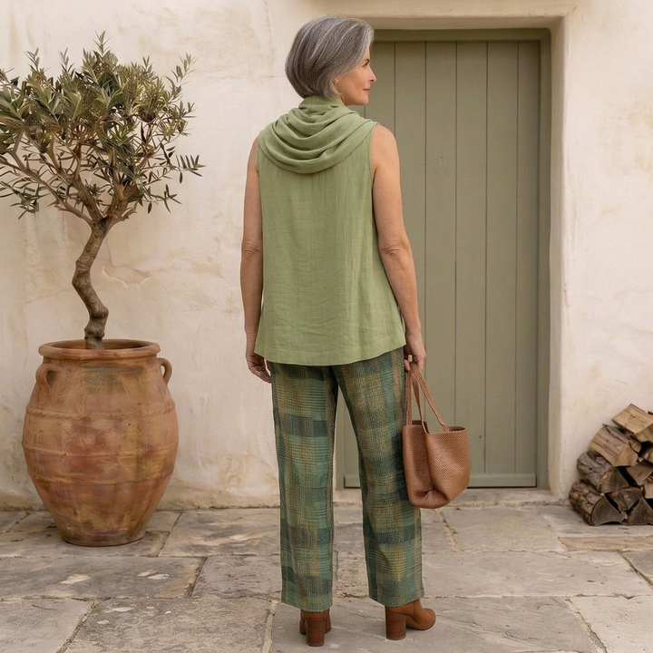 Tavina – A Gamba Larga in Tessuto, Set di Pantaloni