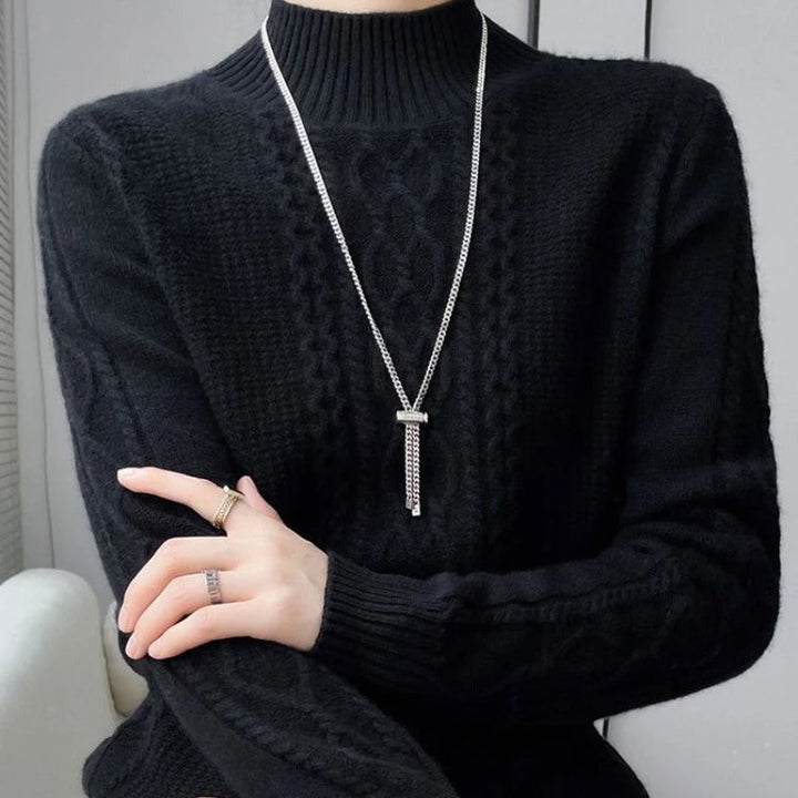 Novira – Collo Alto – Misto Cotone – Maglione