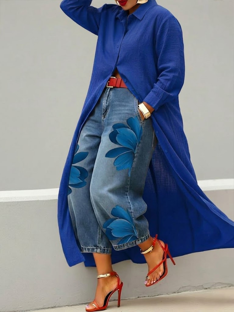 Nivara – Floreale Denim Completo