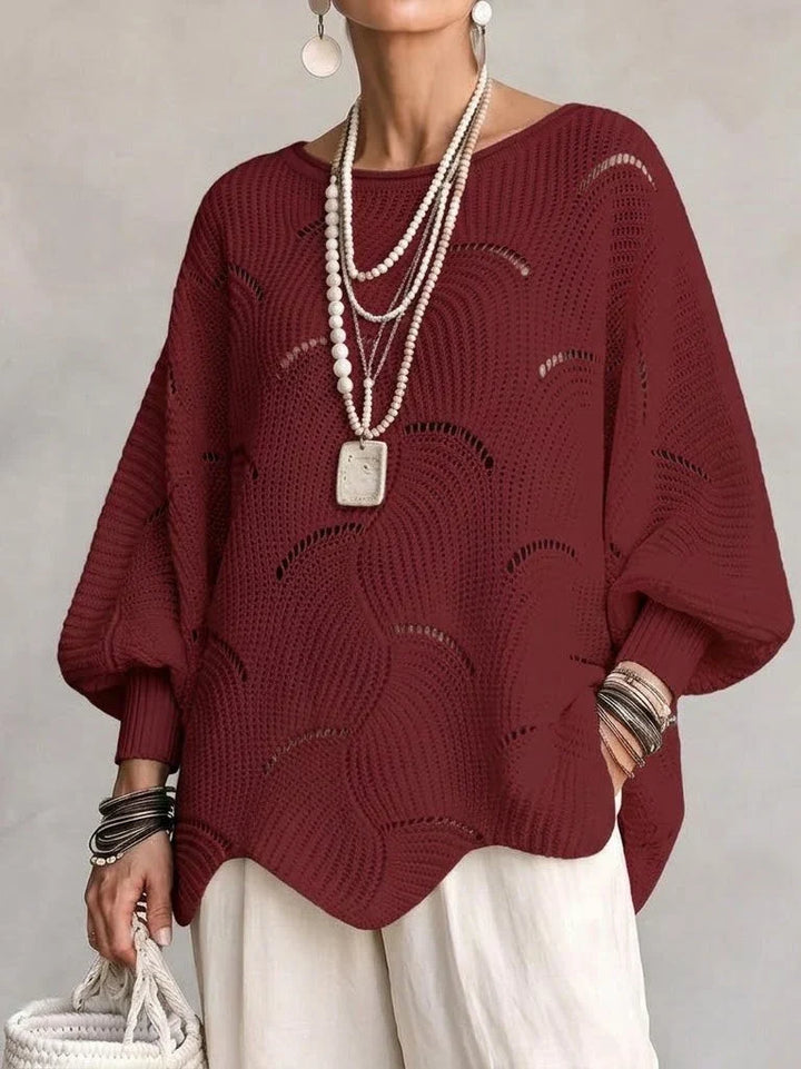 Velira – Ondulato a Maglia Aperta Maglione