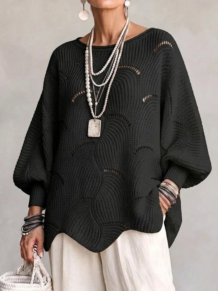 Velira – Ondulato a Maglia Aperta Maglione