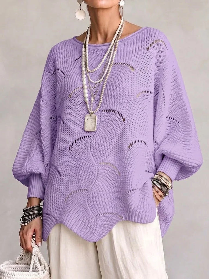 Velira – Ondulato a Maglia Aperta Maglione