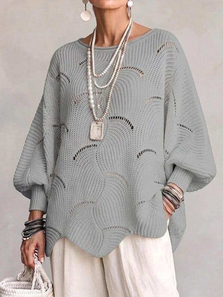 Velira – Ondulato a Maglia Aperta Maglione
