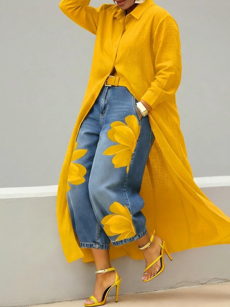 Nivara – Floreale Denim Completo
