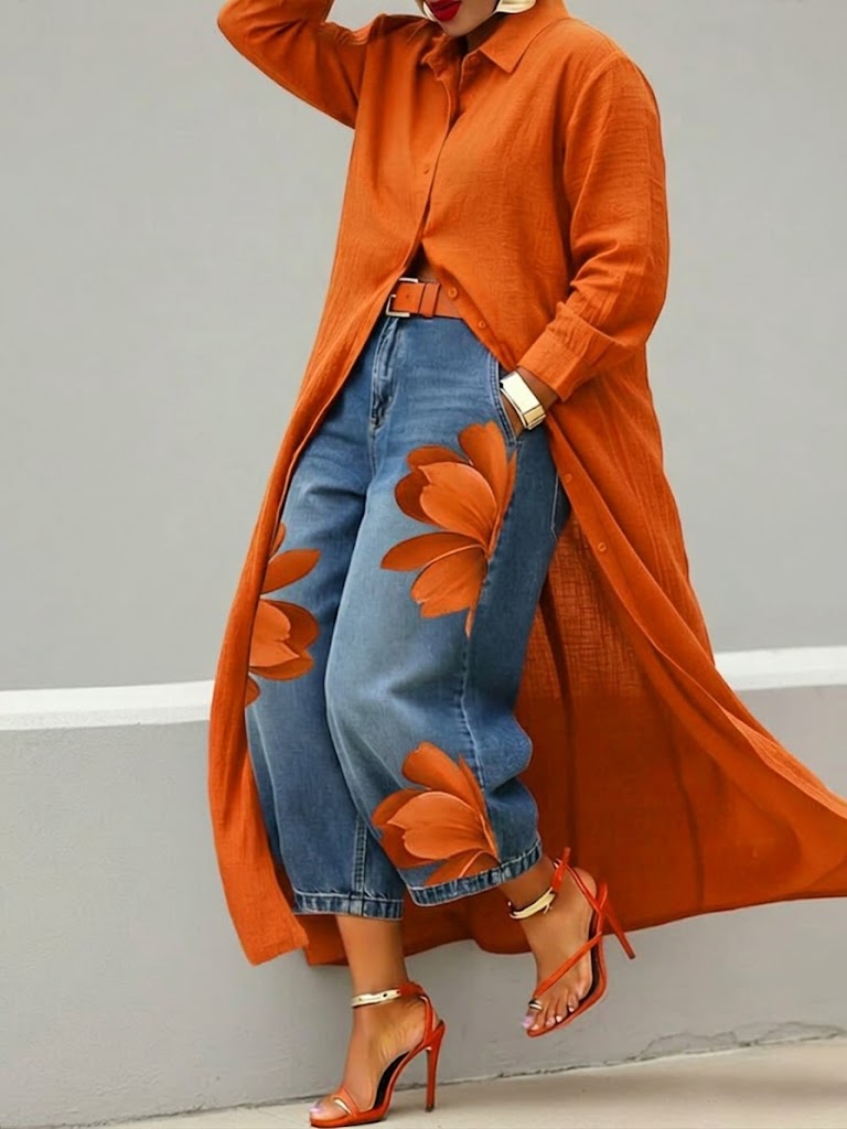 Nivara – Floreale Denim Completo