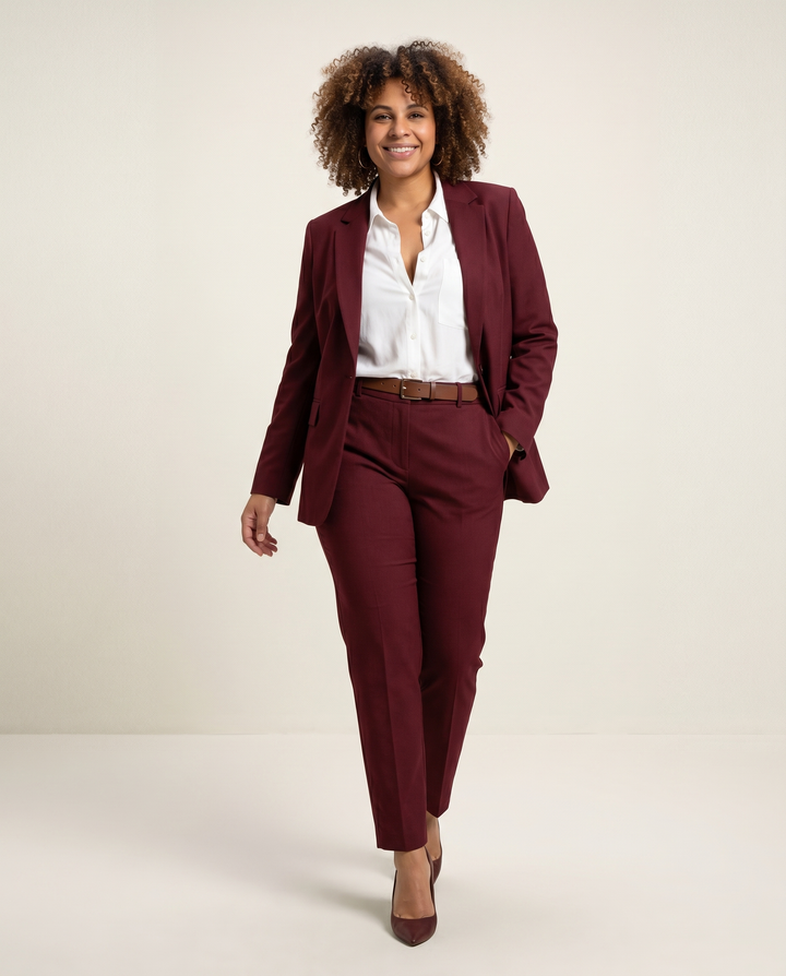 Foderato in Cotone Set Giacca e Pantaloni