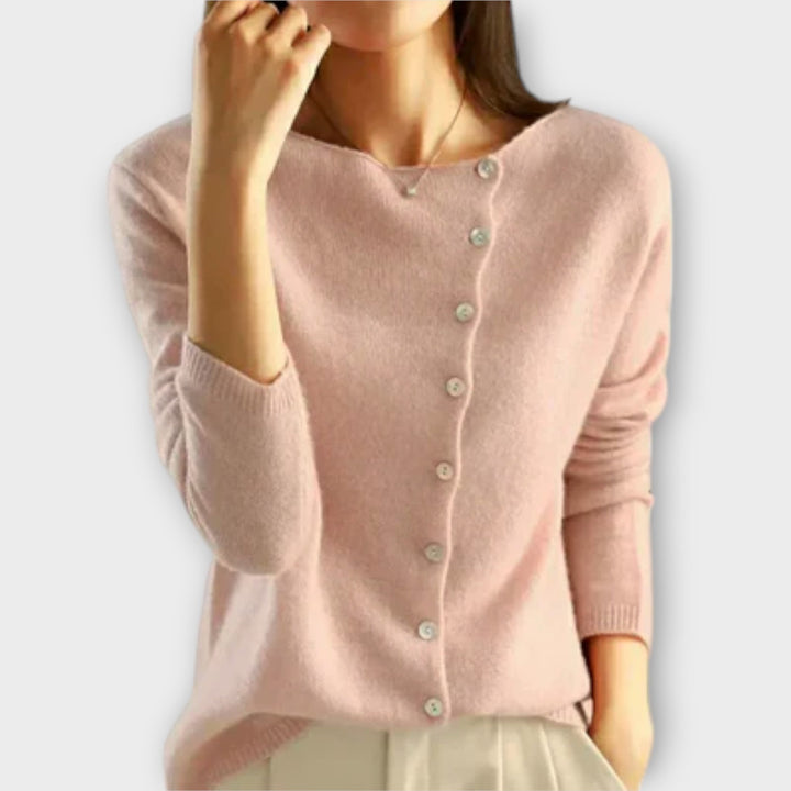 Virela – Con Bottoni Frontali in Maglia Cardigan