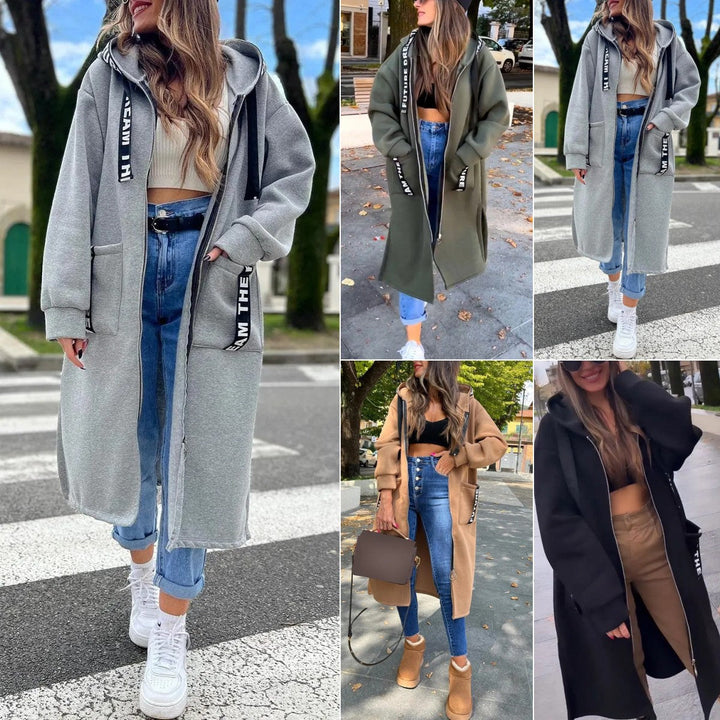 Rilena – Con Cappuccio in Cotone Stretch Giacca