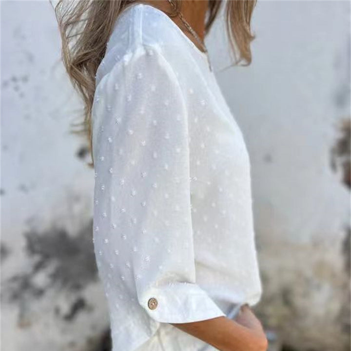Avenna – Collo Rotondo Jacquard Top