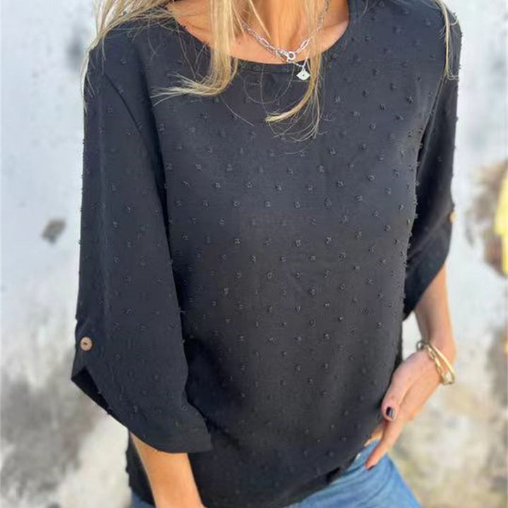 Avenna – Collo Rotondo Jacquard Top