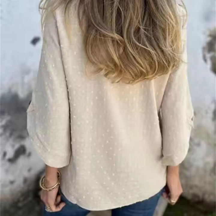Avenna – Collo Rotondo Jacquard Top
