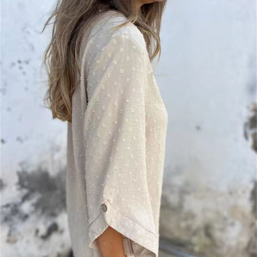 Avenna – Collo Rotondo Jacquard Top