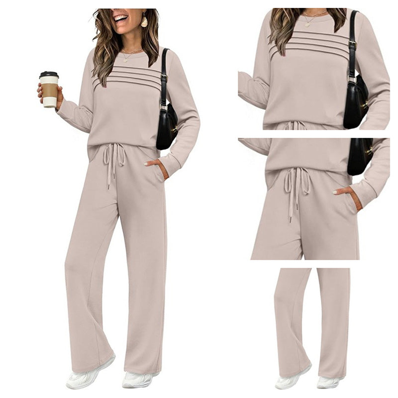 Noreli – Collo Rotondo, Maglia Stretch, Completo in Maglia