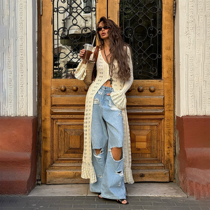 Anvila – Pizzo all'Uncinetto Cardigan