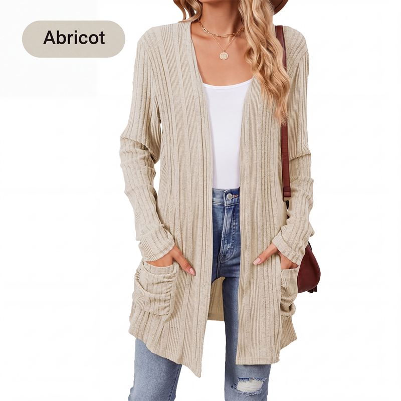 Virela – Apertura Anteriore in Maglia Cappotto