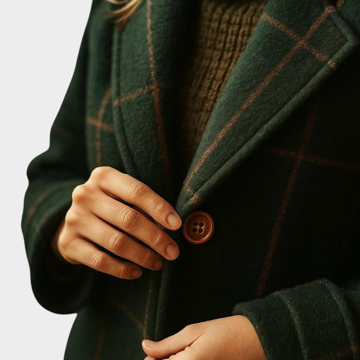 Kelira – A Quadri in Tessuto Cappotto